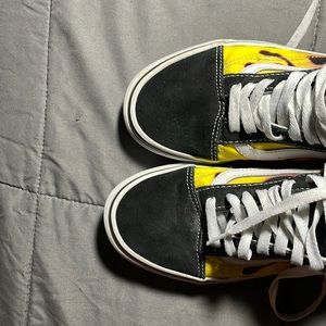 Cool shoes fire vans
